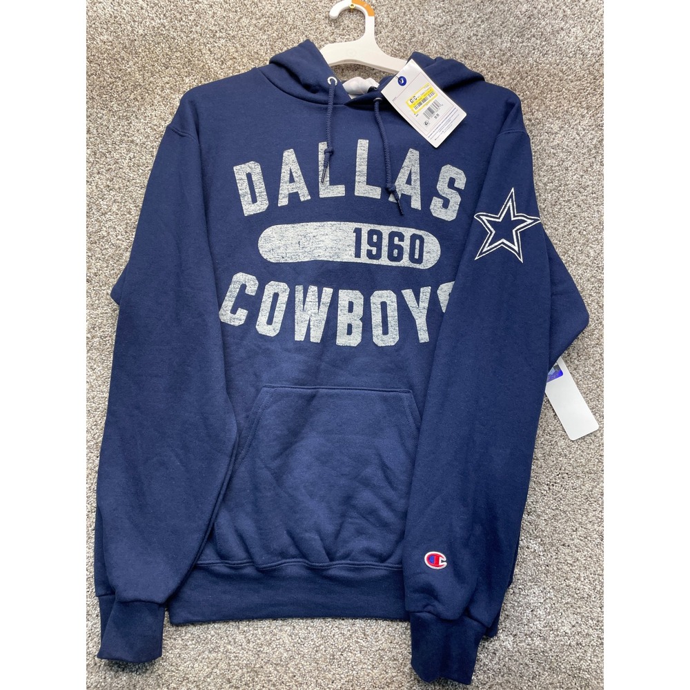 Champion Dallas Cowboys Hoodie Men S Navy NEW Graphic Star